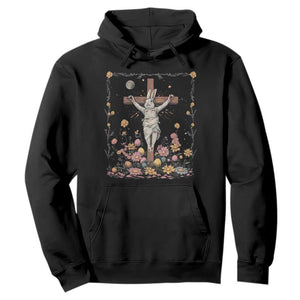 Christian Religious Easter Day Bunny Floral Christ Jesus Hoodie TS11 Black Print Your Wear