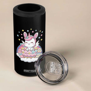 Funny Easter Unicorn Bunny Easter Eggs 4 in 1 Can Cooler Tumbler TS11 Print Your Wear