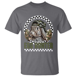 Funny Easter Day Egg Hunter T Shirt Bunny Hunting Camo Egg TS11 Charcoal Print Your Wear