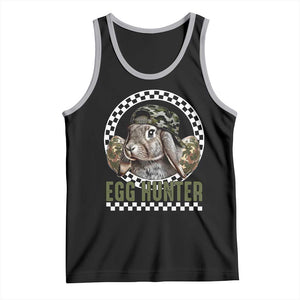 Funny Easter Day Egg Hunter Tank Top Bunny Hunting Camo Egg TS11 Black Athletic Heather Print Your Wear