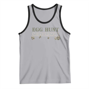 Funny Easter Egg Hunt Supervisor Tank Top Camouflage Camo Egg Hunting Easter Day TS11 Athletic Heather Black Print Your Wear