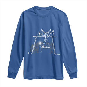 Paralyzed Man Christian Religious Jesus Healing Long Sleeve Shirt TS11 Royal Blue Print Your Wear