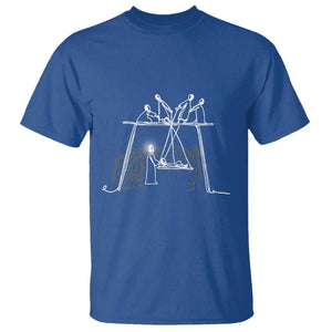 Paralyzed Man Christian Religious Jesus Healing T Shirt TS11 Royal Blue Print Your Wear