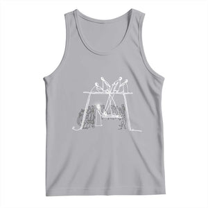 Paralyzed Man Christian Religious Jesus Healing Tank Top TS11 Athletic Heather Print Your Wear