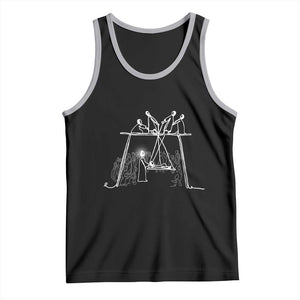 Paralyzed Man Christian Religious Jesus Healing Tank Top TS11 Black Athletic Heather Print Your Wear