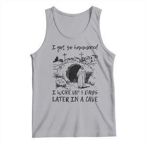 Funny I Got So Hammered I Woke Up 3 Days Later In A Cave Tank Top Christian Easter Day Religious TS11 Athletic Heather Print Your Wear