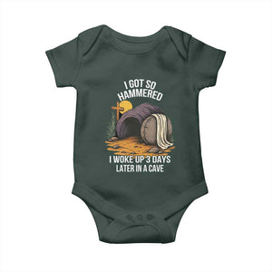 Christian Easter Day Religious Stone Baby Onesie I Got So Hammered I Woke Up 3 Days Later In A Cave TS11 Print Your Wear