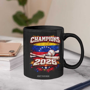 Venezuela Champions 2026 Baseball Lover Venezuelan Flag Coffee Mug TS11 Print Your Wear