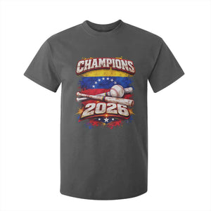 Venezuela Champions 2026 Baseball Lover Venezuelan Flag T Shirt For Kid TS11 Dark Heather Print Your Wear