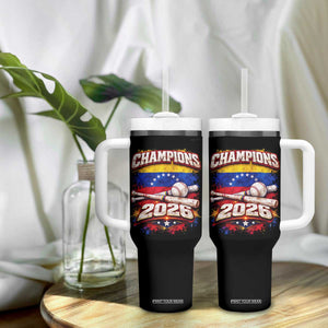 Venezuela Champions 2026 Baseball Lover Venezuelan Flag Tumbler With Handle TS11 Print Your Wear