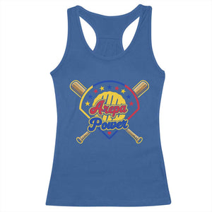 Arepa Power Venezuela Baseball Lover Racerback Tank Top Venezuelan Pride TS11 Royal Blue Print Your Wear