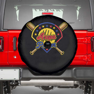 Arepa Power Venezuela Baseball Lover Spare Tire Cover Venezuelan Pride TS11 Black Print Your Wear