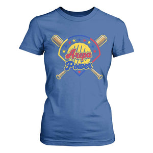 Arepa Power Venezuela Baseball Lover T Shirt For Women Venezuelan Pride TS11 Royal Blue Print Your Wear