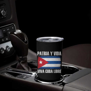 Patria y Vida Cuba Libre Tumbler Cup Freedom Patriotic Cuban Flag TS11 Print Your Wear