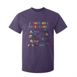 Autism Awareness Acceptance Hand Sign Language SPED Teacher T Shirt For Kid TS11 Purple Print Your Wear