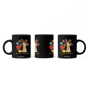 Autism Awareness Jesus Coffee Mug Oh How He Loves Us Christian Bible Verse TS11 Print Your Wear