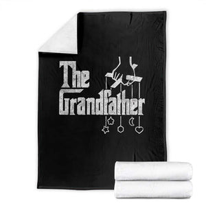 The Grandfather Throw Blanket Funny Grandpa Italian Mafia Style Father's Day