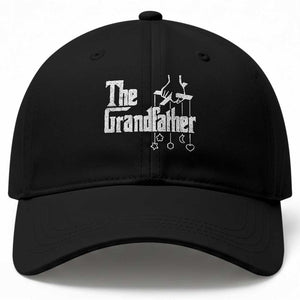 The Grandfather Baseball Cap Funny Grandpa Italian Mafia Style Father's Day