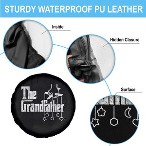 The Grandfather Spare Tire Cover Funny Grandpa Italian Mafia Style Father's Day