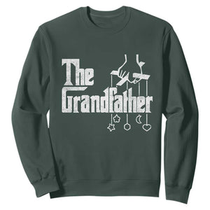 The Grandfather Sweatshirt Funny Grandpa Italian Mafia Style Father's Day