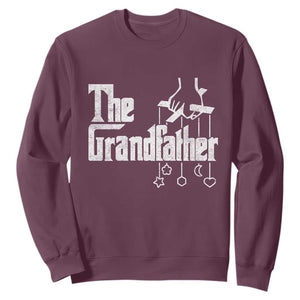 The Grandfather Sweatshirt Funny Grandpa Italian Mafia Style Father's Day