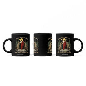 Jesus Coming Out Of My Cave And I Have Been Doing Just Fine Coffee Mug Funny Christian Easter TS11 Print Your Wear