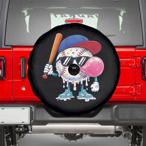 Baseball Bubble Gum Sports Game Day Spare Tire Cover TS11 Black Print Your Wear