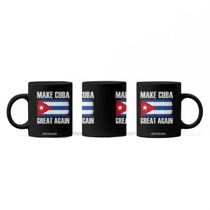 Make Cuba Great Again Coffee Mug Vintage Cuban Map TS11 Print Your Wear