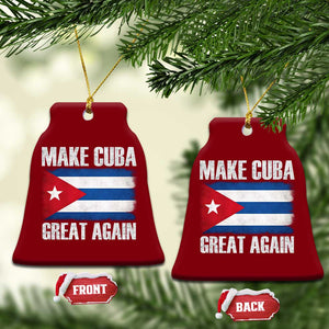 Make Cuba Great Again Ceramic Ornament Vintage Cuban Map TS11 Print Your Wear