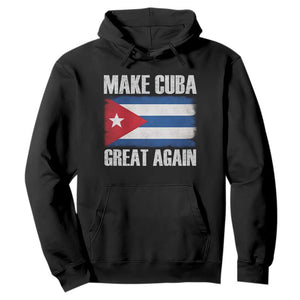 Make Cuba Great Again Hoodie Vintage Cuban Map TS11 Black Print Your Wear