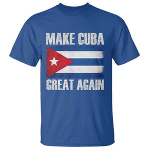 Make Cuba Great Again T Shirt Vintage Cuban Map TS11 Royal Blue Print Your Wear