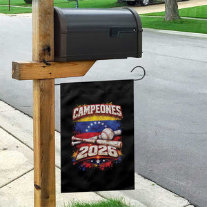 Venezuela Campeones 2026 Baseball Championship Garden Flag Vintage Venezuelan Flag TS11 Print Your Wear