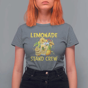 Lemon Stand Boss T Shirt For Women Lemonade Stand Crew Young CEO Juice TS11 Charcoal Print Your Wear