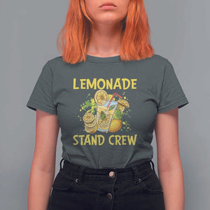 Lemon Stand Boss T Shirt For Women Lemonade Stand Crew Young CEO Juice TS11 Dark Heather Print Your Wear