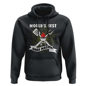 Grilling Barbecue Hoodie World's Best Grill Master BBQ Smoker TS11 Black Print Your Wear