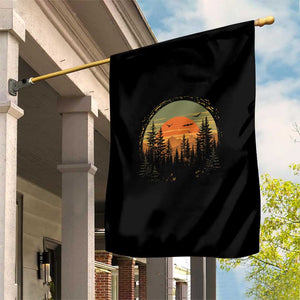 Retro Forest Trees Outdoors Nature Lover Garden Flag