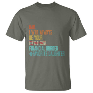Dad I Will Always Be Your Financial Burden T Shirt Funny Girl Dad