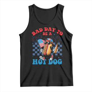 Bad Day To Be A Hot Dog 4th of July Tank Top Funny BBQ Grilling
