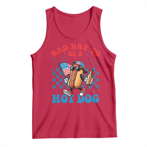 Bad Day To Be A Hot Dog 4th of July Tank Top Funny BBQ Grilling