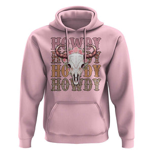 Country Cowgirl Hoodie Howdy Rodeo Cowboy Flower Skull TS11 Light Pink Print Your Wear