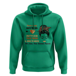 Funny Auntie Hoodie Some Aunts Cuss Too Much TS11 Irish Green Print Your Wear