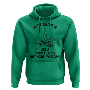 Aunt Unicorn Hoodie Aunticorn Like A Normal Aunt Only More Awesome TS11 Irish Green Print Your Wear