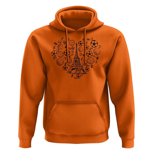 Eiffel Tower France Hoodie Ole French Paris Sport Lover TS11 Orange Print Your Wear