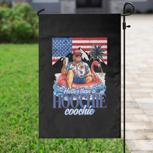 Funny Trump Beer Summer Vibes Garden Flag Hotter Than A Hoochie Trump Coochie TS11 Print Your Wear