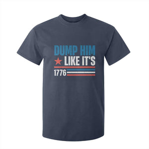 Funny Dump Him Like It's 1776 T Shirt For Kid Star And Stripes TS11 Navy Print Your Wear