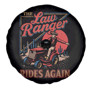 Funny The Lawn Ranger Rides Again Spare Tire Cover Lawn Tractor Mowing Cowboy TS11 Print Your Wear
