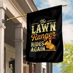Funny The Lawn Ranger Rides Again Garden Flag Lawn Tractor Mowing Western Cowboy TS11 Print Your Wear