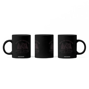 Funny Raccoon Outdoor Mountain Hiker Coffee Mug Out Of Breath Hiking Society Be There In A Minute TS11 Print Your Wear