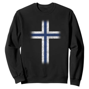 Norway Flag Distressed Nordic Symbol Norwegian Fans Sweatshirt