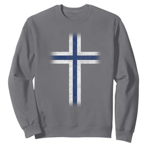 Norway Flag Distressed Nordic Symbol Norwegian Fans Sweatshirt